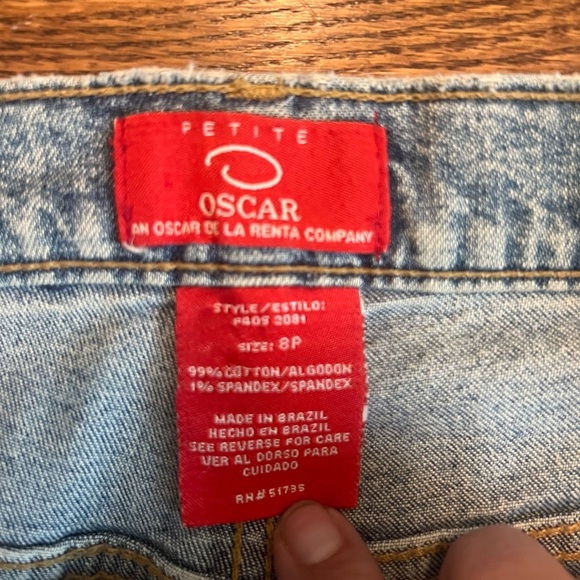 Oscar de la Renta Vintage Low Rise Bootcut Jeans 8P - Picture 2 of 9